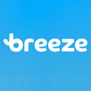Bild oder Logo hochladen : Breeze-Logo_Sky-Blue-Background